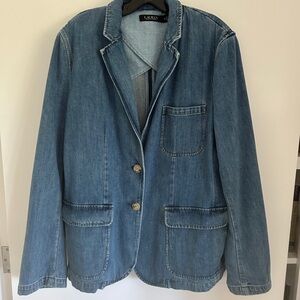 denim blazer